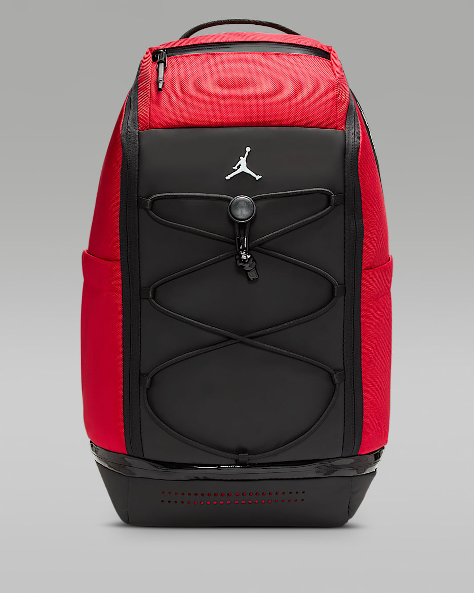 商品画像：Amazon.com | Nike Air Jordan Mini Backpack, Gym Red | Casual 2